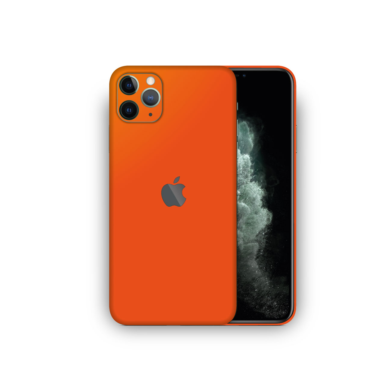 Apple Iphone 11 Pro Matte Orange Skin Ultra Skins
