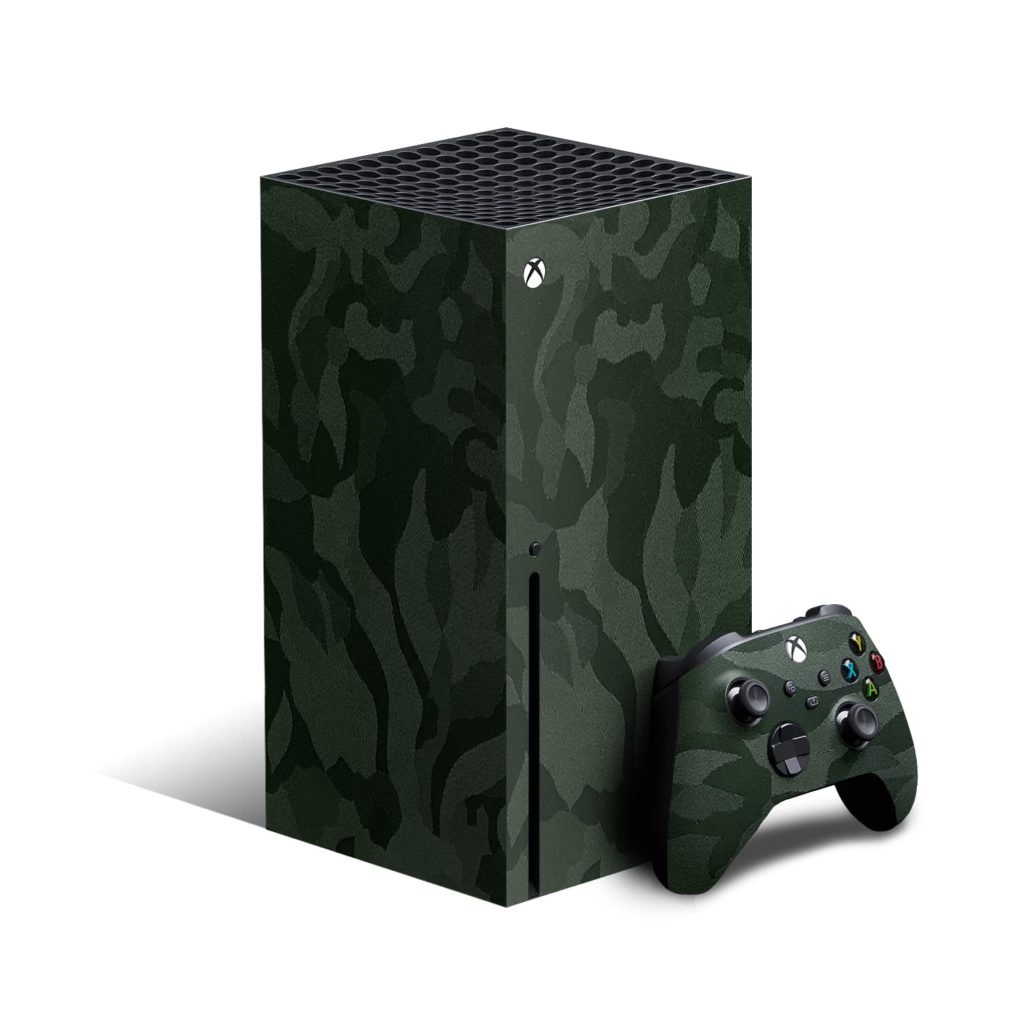 Xbox Series X Green Camo Shadow 3M Skin Wrap