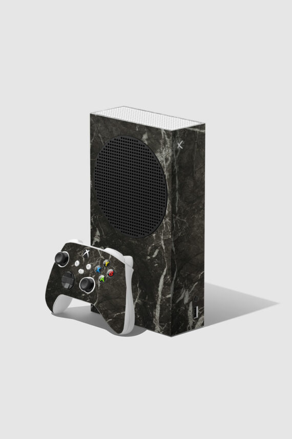 Dark Marble Xbox Series S Console and Controller Skin Wrap