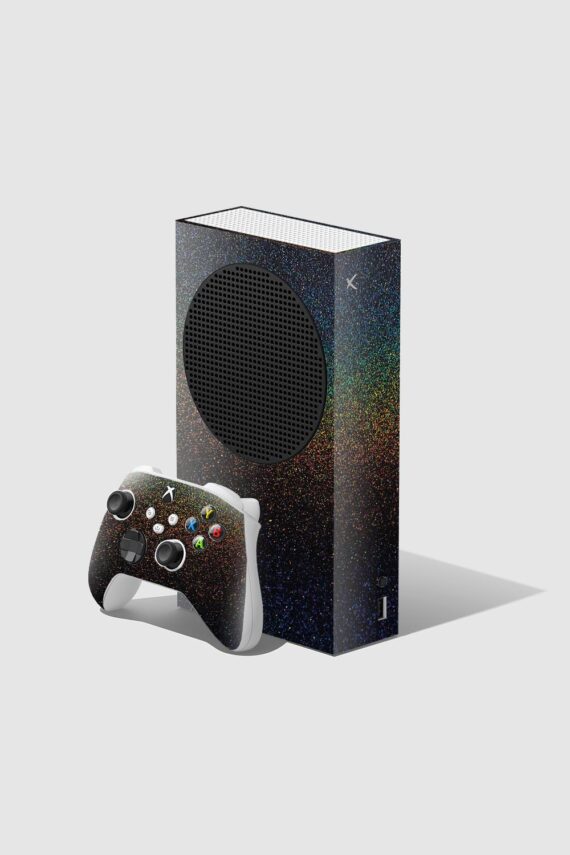 Glossy Cosmic Morpheus Xbox Series S Console and Controller Skin Wrap