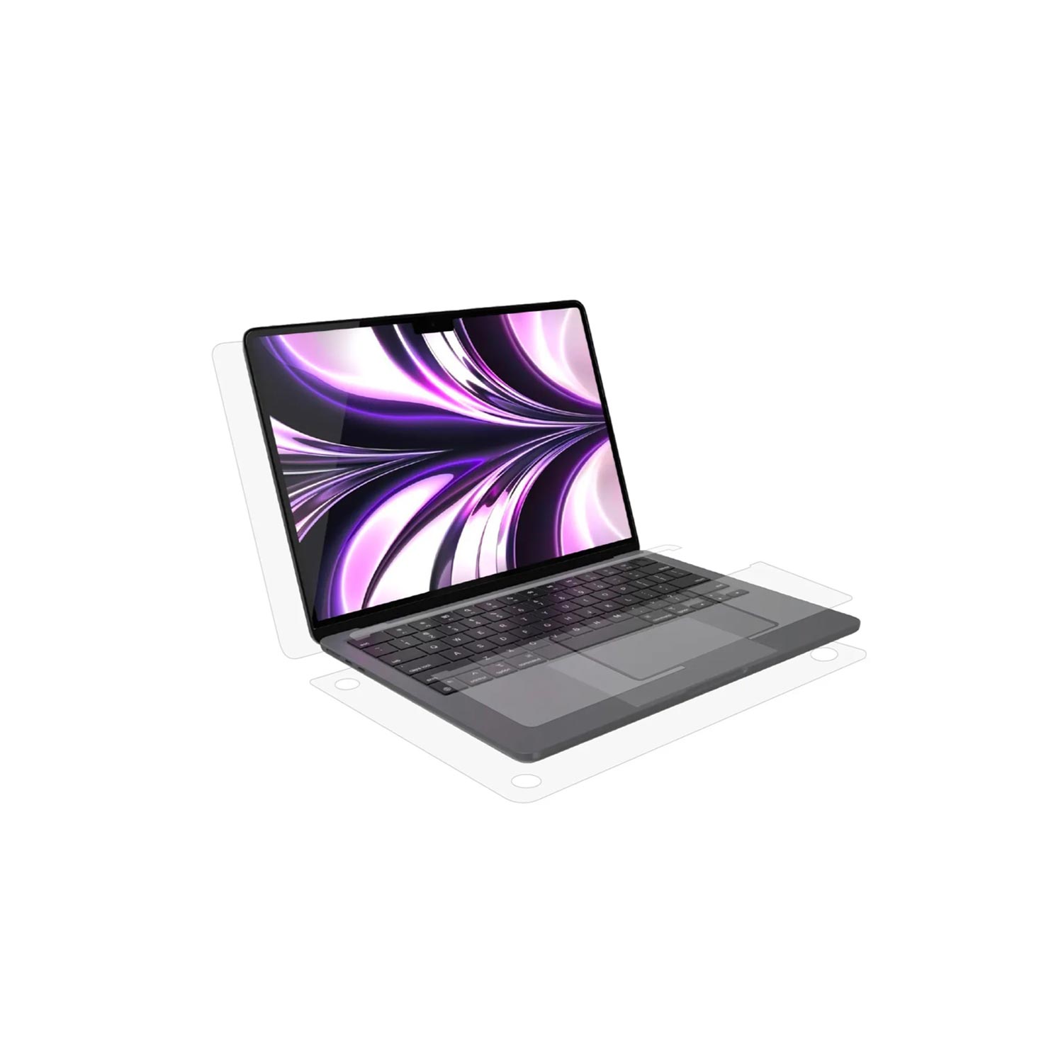 MacBook Air 13.6 2024 M3 Clear Series Skin